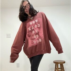 Sweatshirt with Dog Print